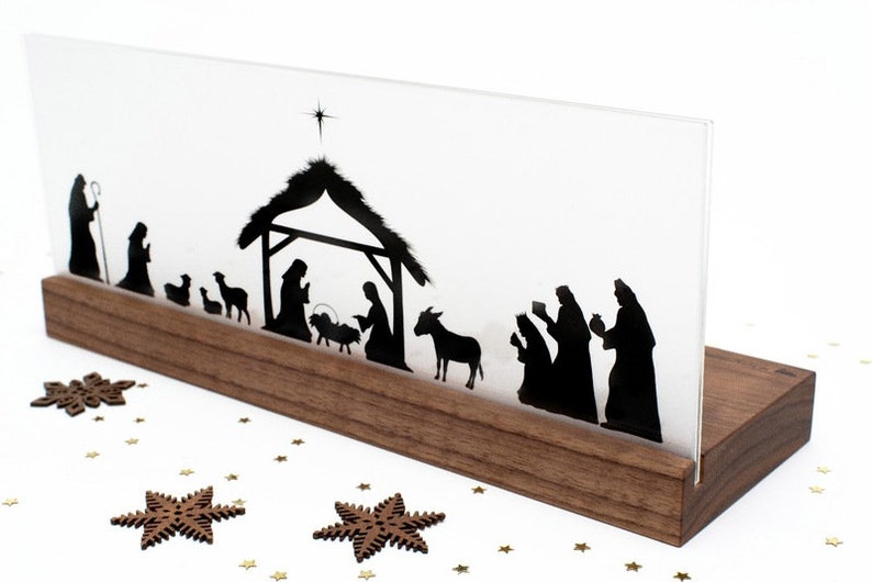 Luminary Nativity Scene nut image 2