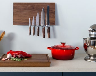 Magnetic Knife Block Wall Mounted (nut)