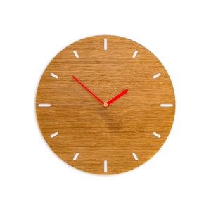 Wall Clock Small oak image 6