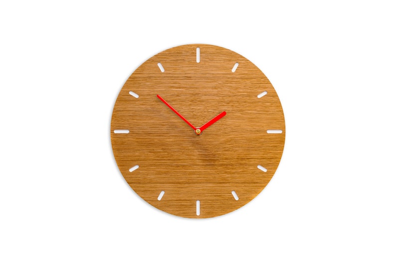 Wall Clock Small oak image 6