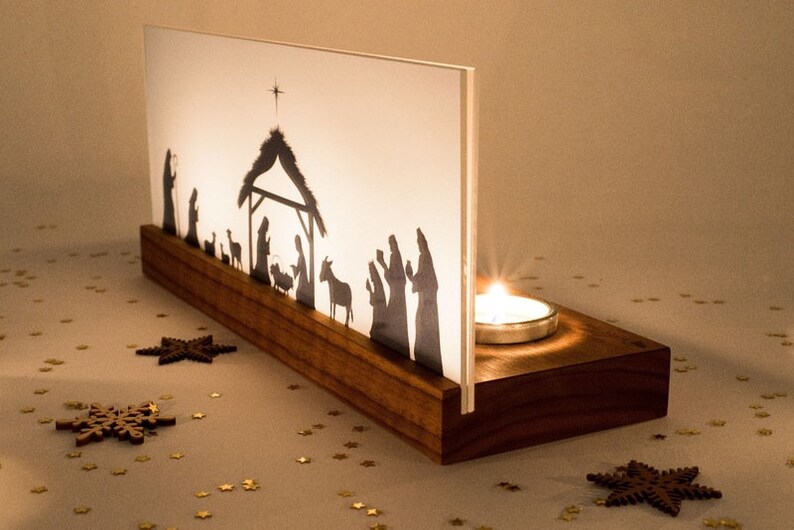 Luminary Nativity Scene nut image 7