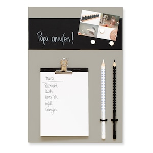 Tableau mémo pin board mini différentes couleurs avec bloc-notes et tableau magnétique | Organisateur | pour cuisine bureau tableau organisateur mural