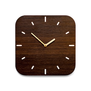 Kitchen Clock Small fumed oak image 1