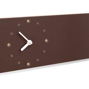 Wall clock in brown image 1