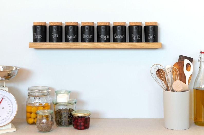 klotzaufklotz Oak Spice Rack - Thumbnail 3