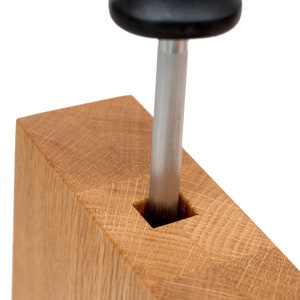 Magnetic Knife Block oak image 9