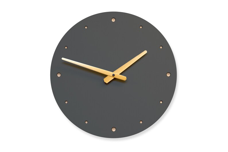 Wall Clock pewter image 5