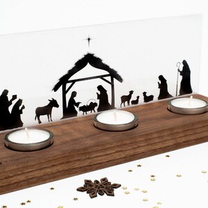 Luminary Nativity Scene nut image 4