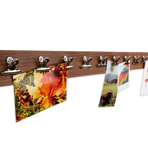 Photo Frame Photo Bar Photo Bar Poster Frame Wood Wall Decoration for the Living Room Office modern oak walnut smoked oak black brown light image 5