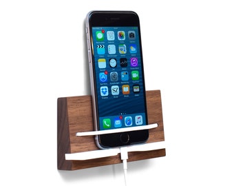 Smartphone Wall Mount Walnut