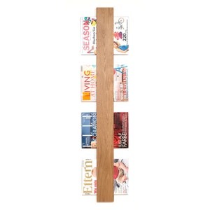 Magazine holder oak image 1