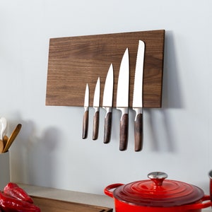 Magnetic Knife Block Wall Mounted nut image 3