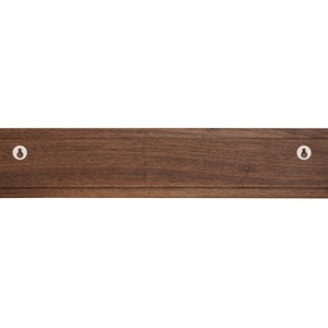 Wall wardrobe wood walnut wardrobe bar coat hooks coat rack hook bar wardrobe board space-saving simple modern image 10