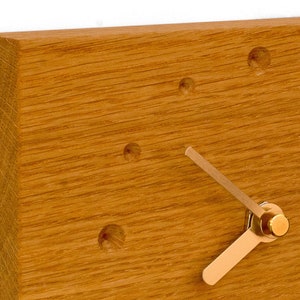 Wall clock oak image 2