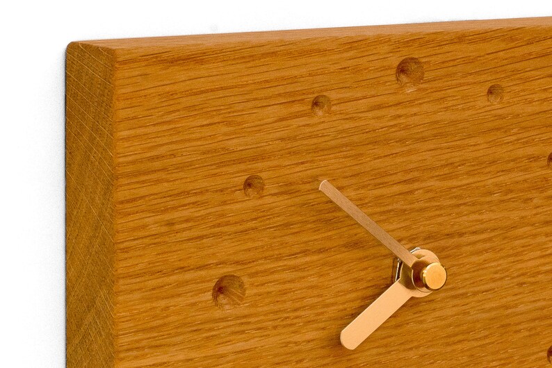 Wall clock oak image 2