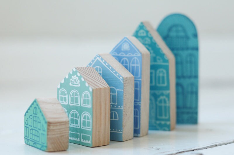 Painted sale wooden blocks