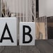 The Box LARGE or SMALL, Personalised Alphabet Pencil Box, Pencil Holder ...