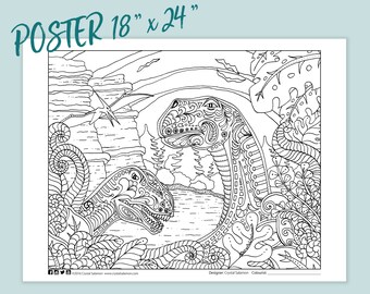 Download Giant Coloring Page Etsy