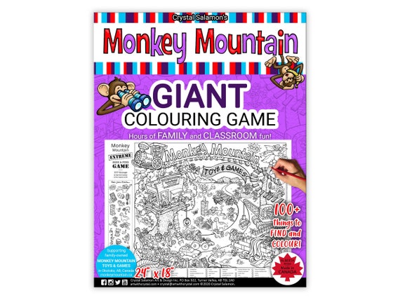 GAME Extreme Seek and Find Coloring Poster A Fun Family Game. De