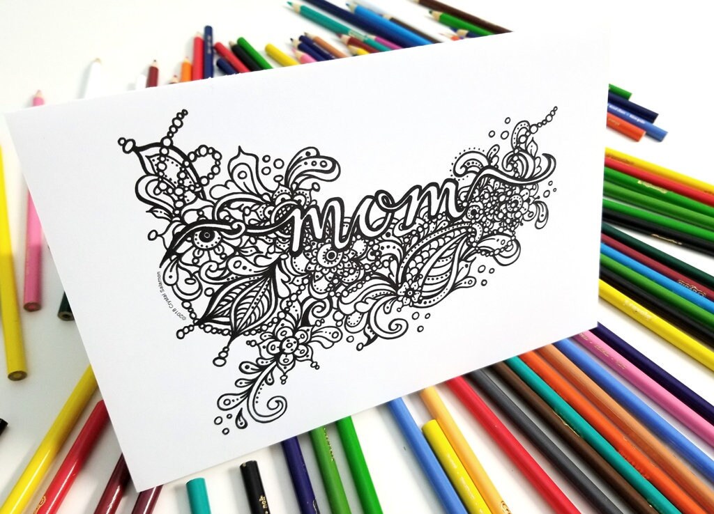 download mother s day coloring card with free bonus etsy singapore