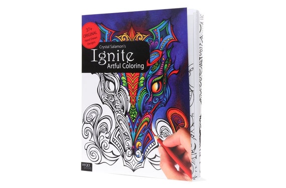 Download Ignite Adult Coloring Book For Men Women Of All Ages Etsy