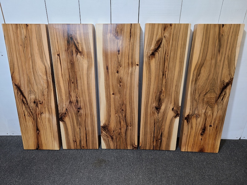 CUSTOM MADE Thick & Solid Hickory Stair Treads Floating Etsy