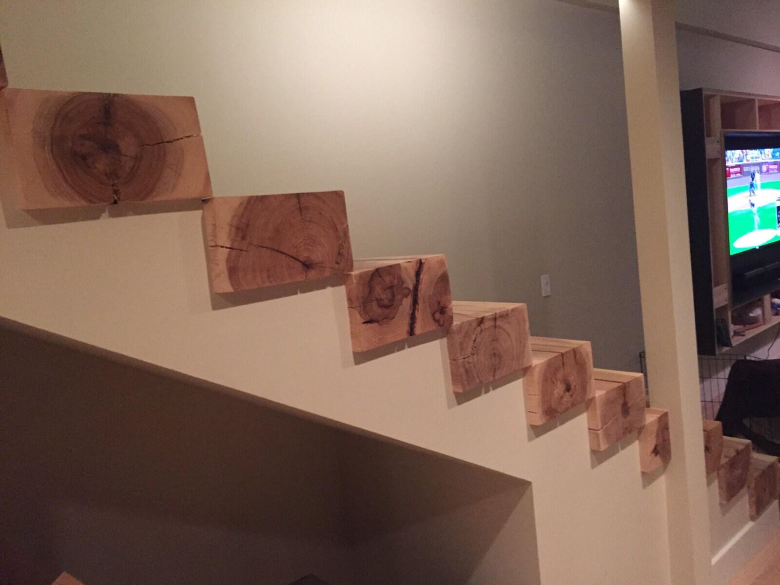 Hickory Stair Treads Solid Wood Etsy