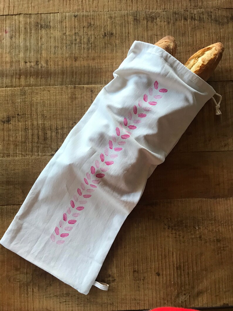 Linen Bread Bag Etsy