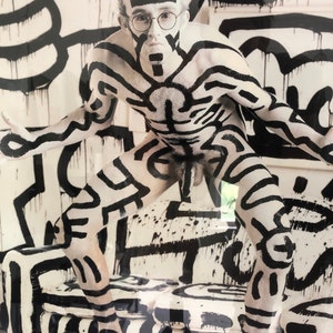 KEITH HARING in New York City 1986 Nude Photograph by Annie | Etsy