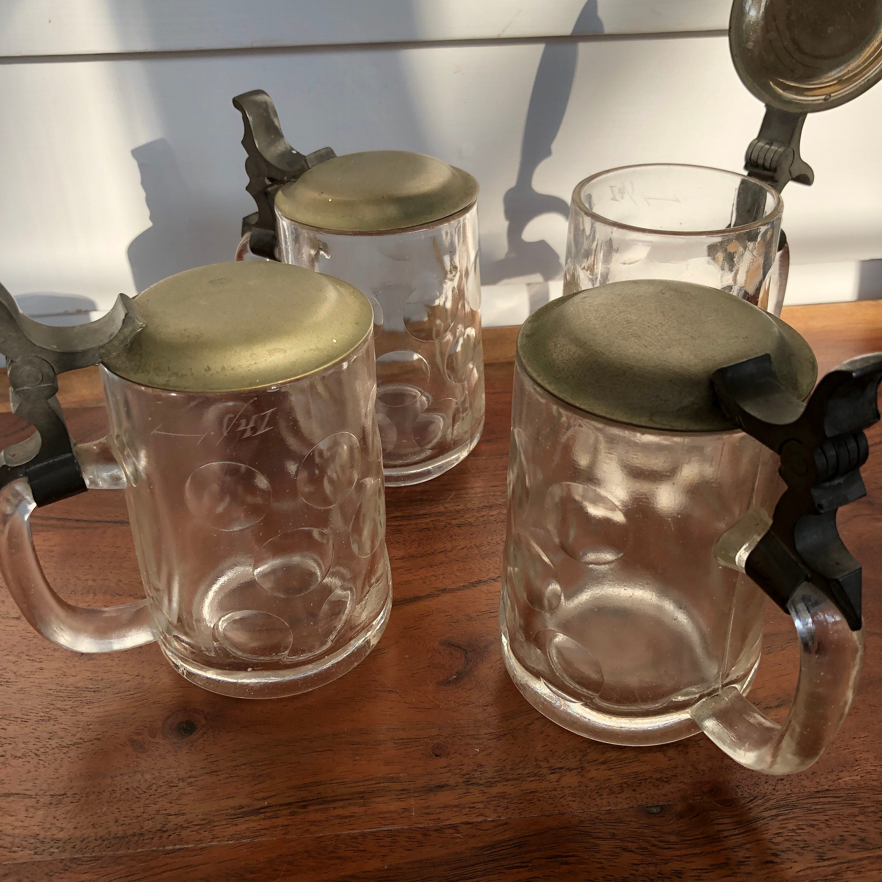 Dimpled Isar Beer Mug Set of 4