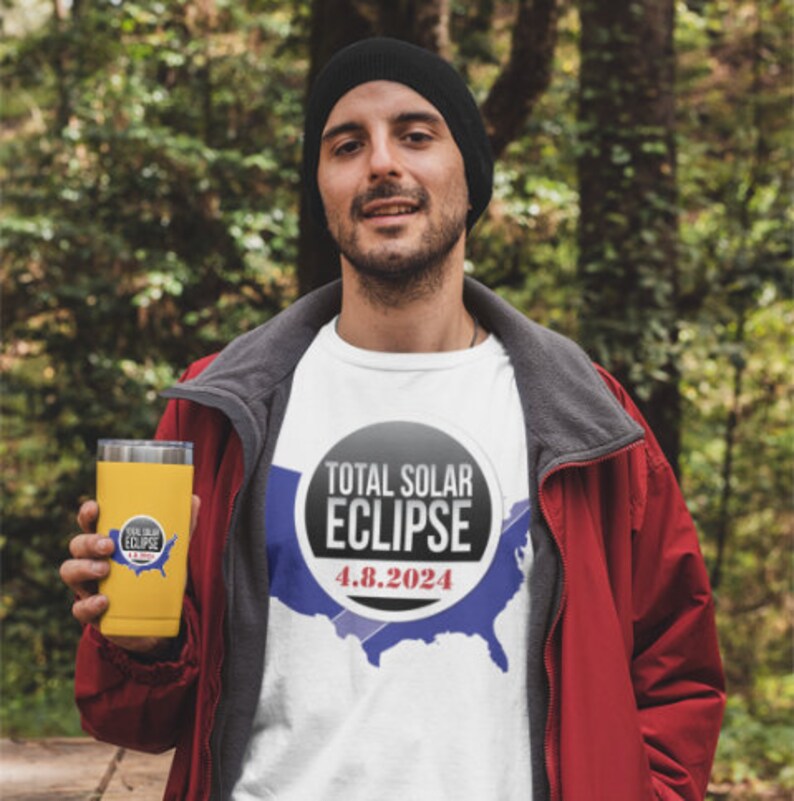 April 2025 Total Solar Eclipse Instant Downloadable Etsy