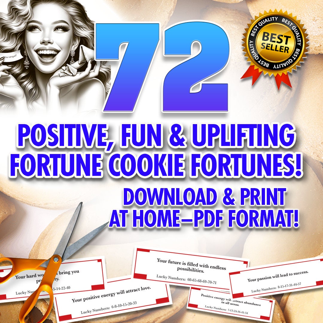 72 Spiritual Chinese Takeout Fortune Cookie Fortunes With Lucky