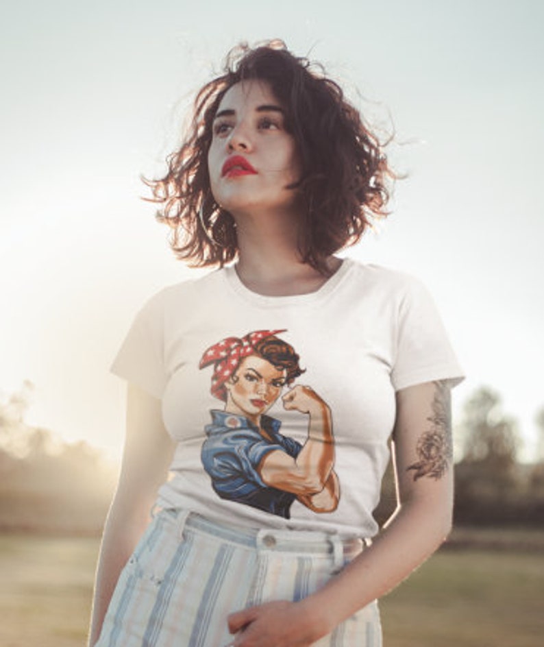Rosie the Riveter SVG-EPS Design 12-pack, Woman Power Files, Girl Power ...