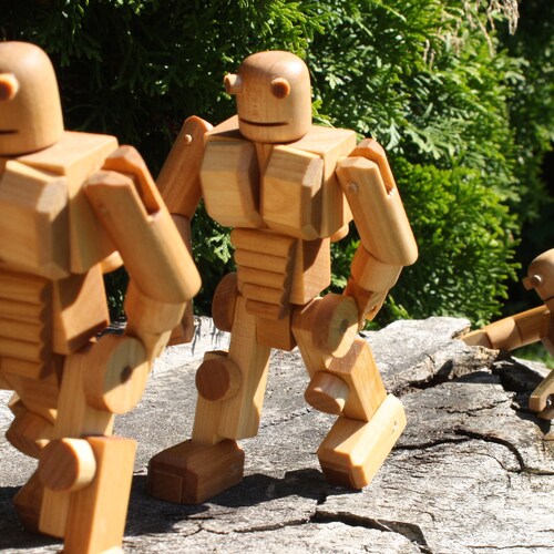 Robots Nesting Dolls Matryoshka Doll 5pcs Baby Robots Art Etsy