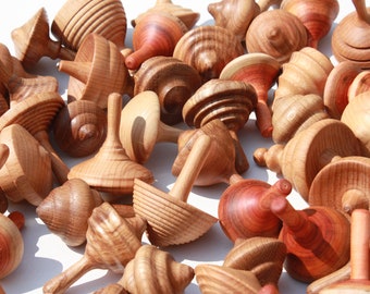 woodturning spinning tops