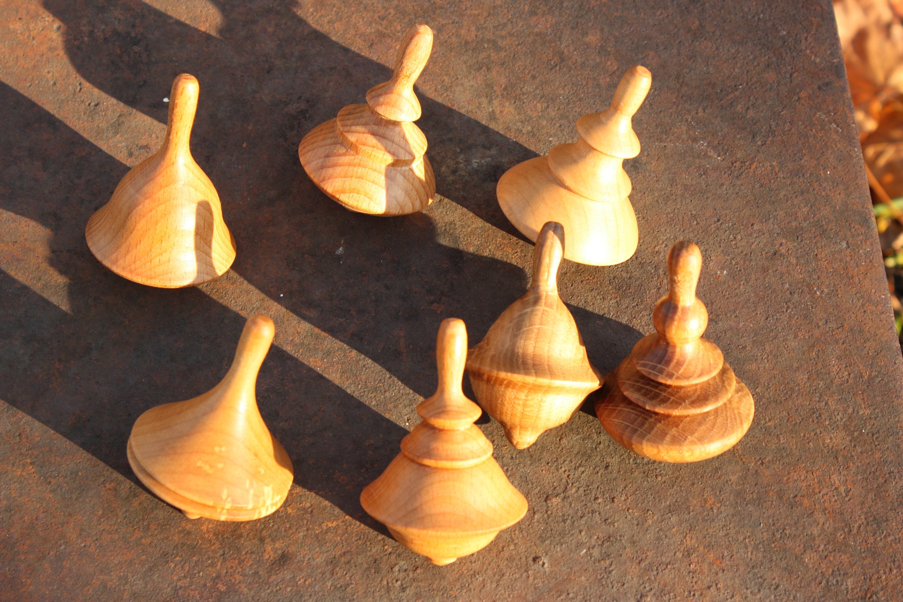 woodturning spinning tops
