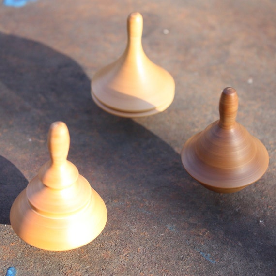 woodturning spinning tops