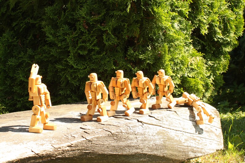 Wooden Robot, Surprize your kid, Ready to play, Birthday gift, C Wooden Robot, Surprize your kid, Ready to play, Birthday gift, C