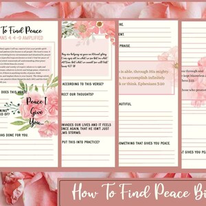 How To Find Peace Bible Study