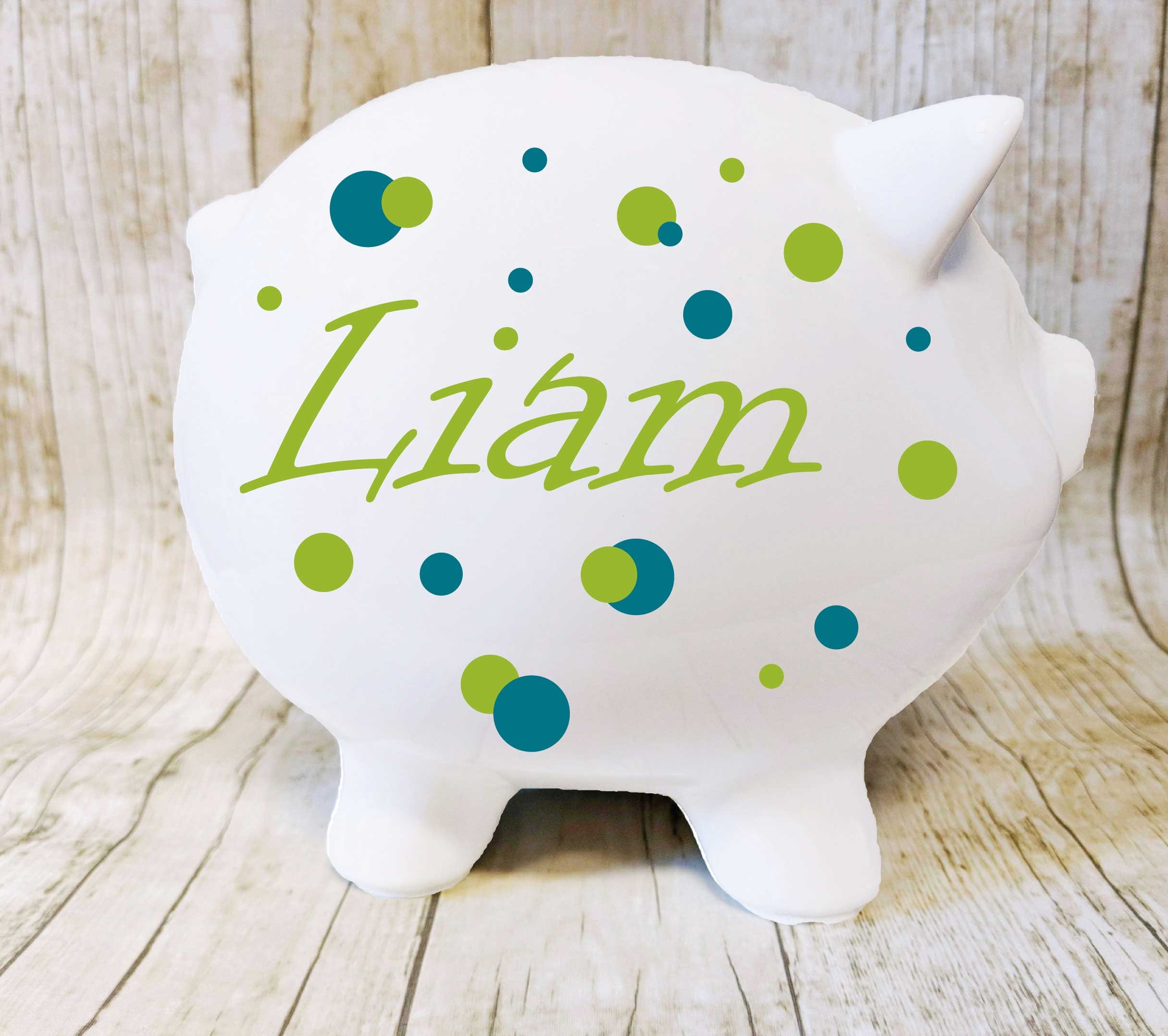 Piggy Bank Name Personalized Baby Gift Kids Custom Name Etsy