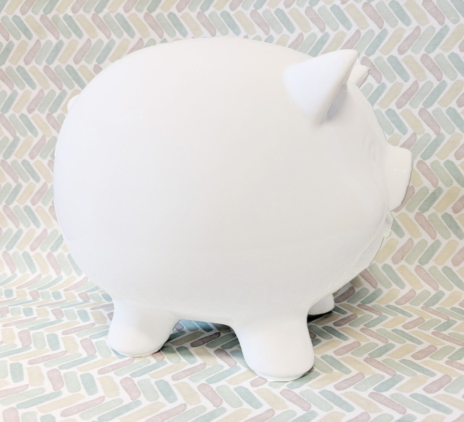 Blank White Piggy Bank Blank Ceramic Coin Bank Wholesale Etsy