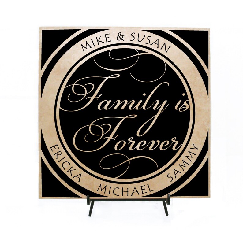 Family is forever sign Personalized Wood Sign Etsy