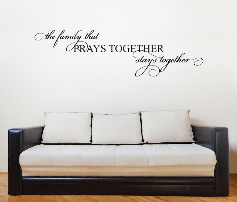 family quote vinyl wall lettering family saying for wall art | etsy