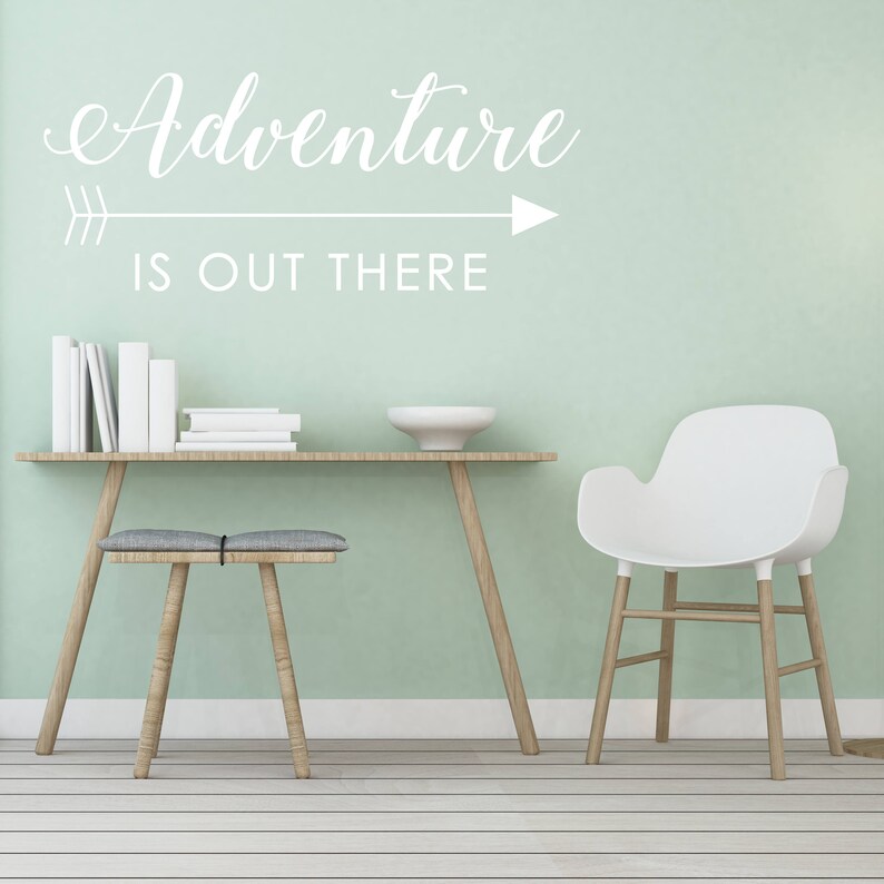Adventure Vinyl Wall Quote Decal Sticker Wall Words Etsy