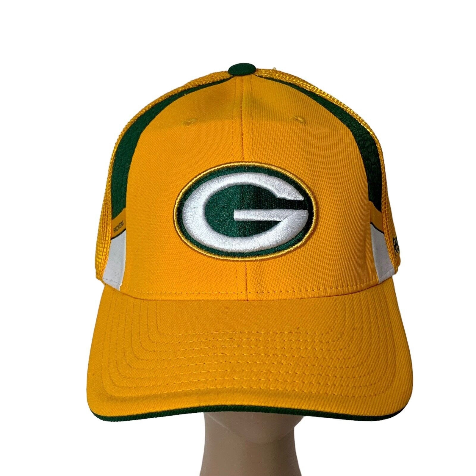 Reebok Vintage Collection Green Bay Packers Military Women\'s Fitted Cap Hat OS Vintage 90s Green Bay Packers sports specialities NFL Pro  main image 3