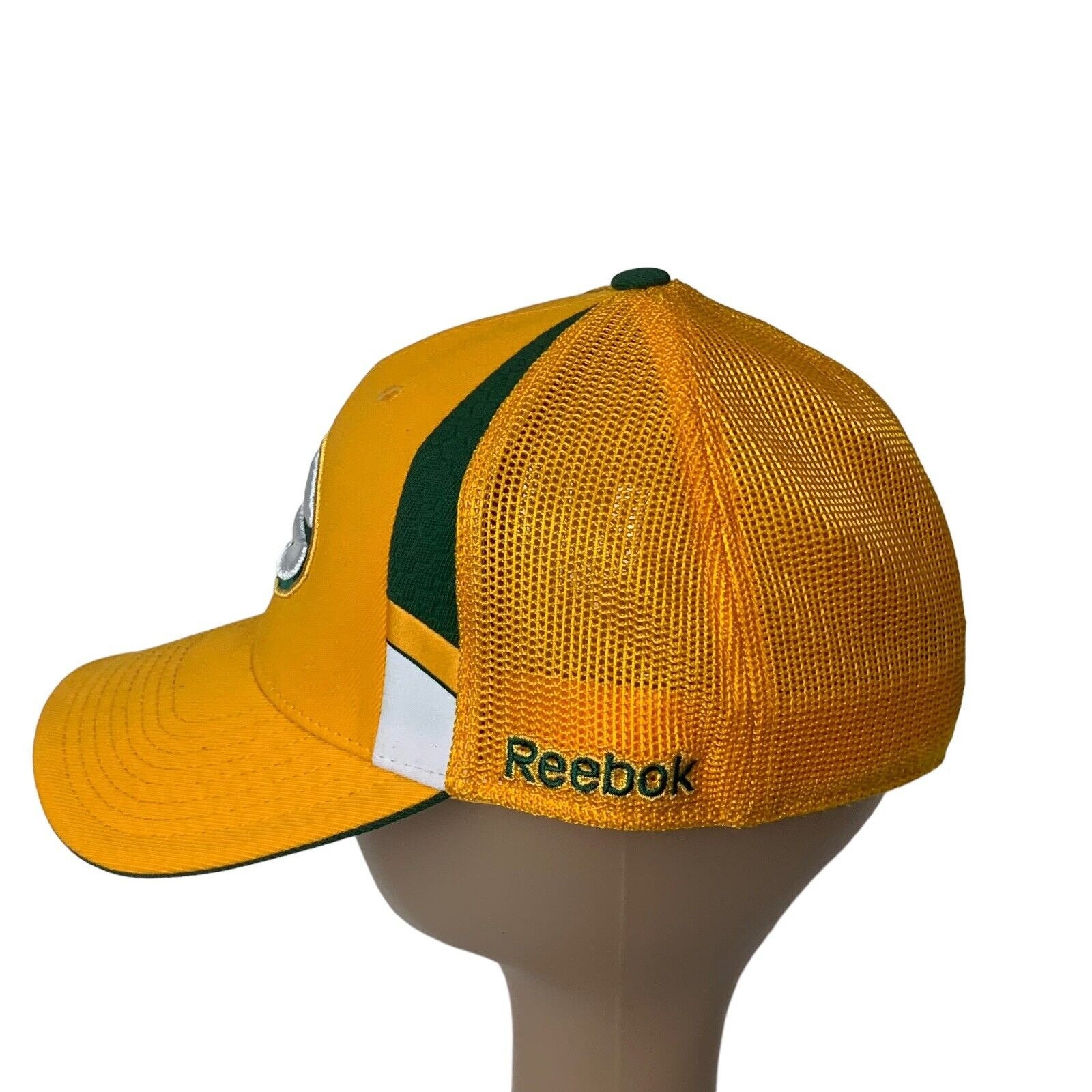 Reebok Vintage Collection Green Bay Packers Military Women\'s Fitted Cap Hat OS Vintage 90s Green Bay Packers sports specialities NFL Pro  main image 2