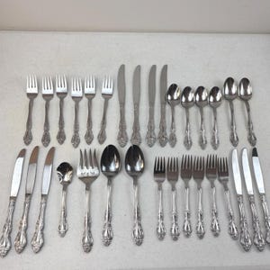 8 Fourchettes à Dîner Reed & Barton Select GOLD LANGE - Dorées, électroplaquées - Neuves