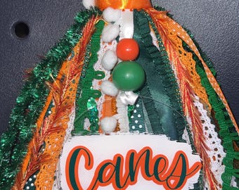 Bogg Bag | Tassel | Bag Decor | Miami inspired | Hurricanes