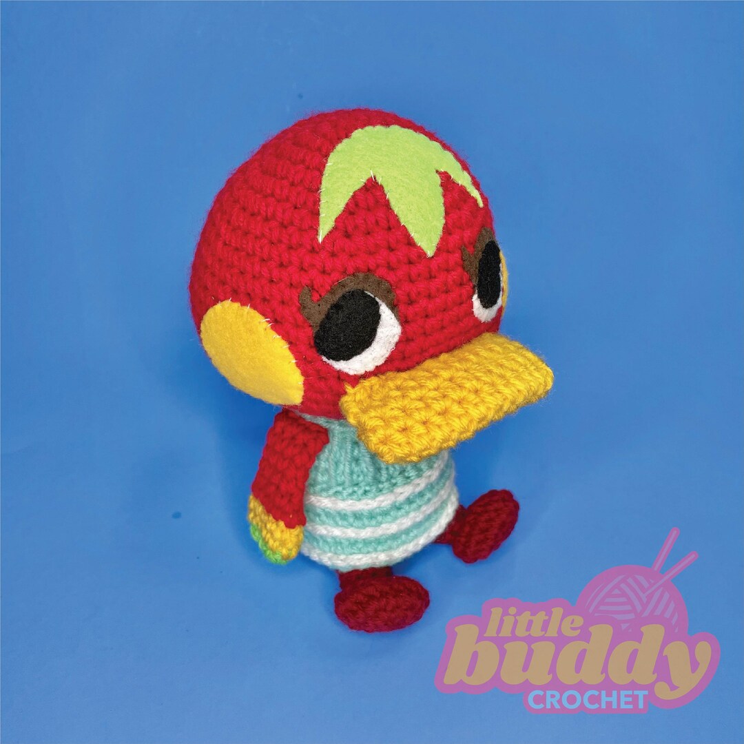 Ketchup Animal Crossing New Horizons Inspired Crochet Amigurumi Duck