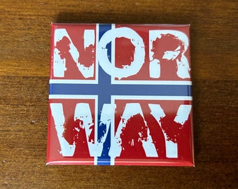 Norway Magnet / Scandinavian / Scandi / Norwegian Decor